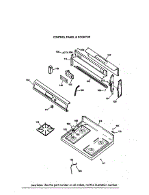 Control Panel And Cooktop parts for Kenmore Range 362.75181692 (36275181692, 362 75181692) from AppliancePartsPros.com
