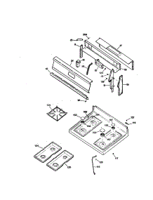 Control And Cooktop parts for Kenmore Range 362.7526890 (3627526890, 362 7526890) from AppliancePartsPros.com