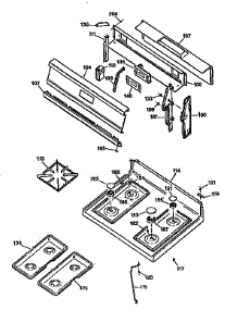 Cooktop parts for Kenmore Range 362.75275690 (36275275690, 362 75275690) from AppliancePartsPros.com
