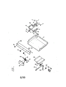 Gas And Burner parts for Kenmore Range 362.75276691 (36275276691, 362 75276691) from AppliancePartsPros.com