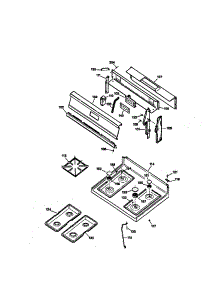 Cooktop parts for Kenmore Range 362.75298790 (36275298790, 362 75298790) from AppliancePartsPros.com