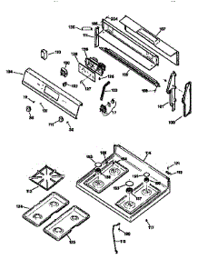 Cooktop parts for Kenmore Range 362.7536891 (3627536891, 362 7536891) from AppliancePartsPros.com