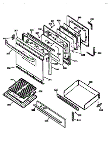Door parts for Kenmore Range 362.75678690 (36275678690, 362 75678690) from AppliancePartsPros.com