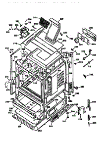 Cabinet parts for Kenmore Range 362.75678690 (36275678690, 362 75678690) from AppliancePartsPros.com