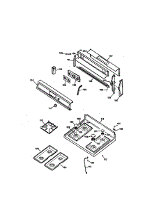 Control Panel And Cooktop parts for Kenmore Range 362.75678691 (36275678691, 362 75678691) from AppliancePartsPros.com