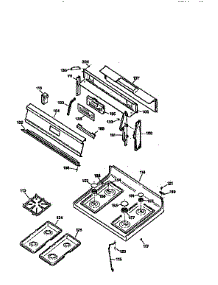 Cooktop parts for Kenmore Range 362.75876690 (36275876690, 362 75876690) from AppliancePartsPros.com