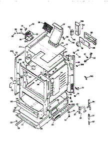 Cabinet parts for Kenmore Range 362.7595991 (3627595991, 362 7595991) from AppliancePartsPros.com