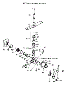 Pump And Motor parts for Kenmore Dishwasher 363.1401190 (3631401190, 363 1401190) from AppliancePartsPros.com
