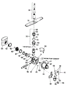 Pump And Motor parts for Kenmore Dishwasher 363.1401592 (3631401592, 363 1401592) from AppliancePartsPros.com