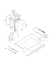 Drawer / Small Door parts for Kenmore Range 790.75503208 (79075503208, 790 75503208) from AppliancePartsPros.com