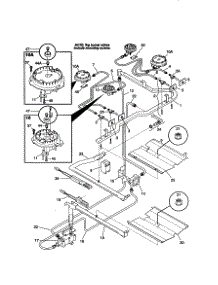 Burner parts for Kenmore Range 790.75731892 (79075731892, 790 75731892) from AppliancePartsPros.com