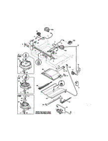 Burner parts for Kenmore Range 790.75903990 (79075903990, 790 75903990) from AppliancePartsPros.com