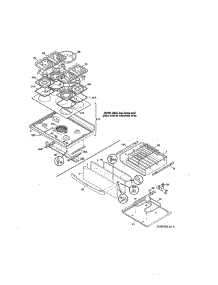 Top / Drawer parts for Kenmore Range 790.75903993 (79075903993, 790 75903993) from AppliancePartsPros.com