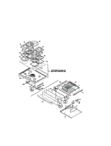 Top / Drawer parts for Kenmore Range 790.75904990 (79075904990, 790 75904990) from AppliancePartsPros.com