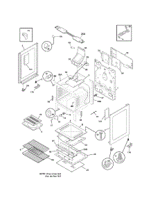 Body parts for Kenmore Range 790.77452800 (79077452800, 790 77452800) from AppliancePartsPros.com