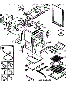 Body parts for Kenmore Range 790.77476790 (79077476790, 790 77476790) from AppliancePartsPros.com