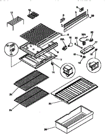 Shelves And Accessories parts for Kenmore Refrigerator 253.9363011 (2539363011, 253 9363011) from AppliancePartsPros.com