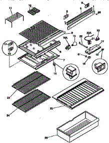 Shelves And Accessories parts for Kenmore Refrigerator 253.9363081 (2539363081, 253 9363081) from AppliancePartsPros.com