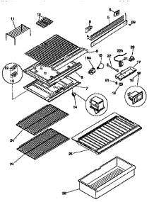 Shelves And Accessories parts for Kenmore Refrigerator 253.9363092 (2539363092, 253 9363092) from AppliancePartsPros.com