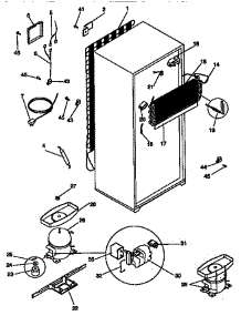 Unit Parts parts for Kenmore Refrigerator 253.9363093 (2539363093, 253 9363093) from AppliancePartsPros.com