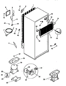Unit Parts parts for Kenmore Refrigerator 253.9366014 (2539366014, 253 9366014) from AppliancePartsPros.com
