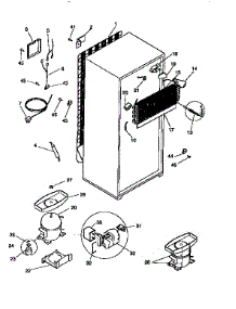 Unit Parts parts for Kenmore Refrigerator 253.9366091 (2539366091, 253 9366091) from AppliancePartsPros.com