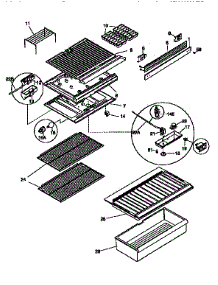 Shelves And Accessories parts for Kenmore Refrigerator 253.9366103 (2539366103, 253 9366103) from AppliancePartsPros.com