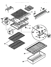Shelves And Accessories parts for Kenmore Refrigerator 253.9366114 (2539366114, 253 9366114) from AppliancePartsPros.com