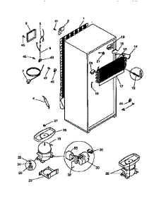 Unit Parts parts for Kenmore Refrigerator 253.9366182 (2539366182, 253 9366182) from AppliancePartsPros.com