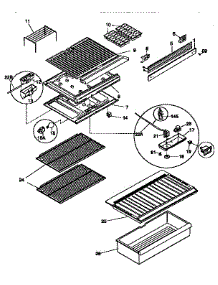 Shelves And Accessories parts for Kenmore Refrigerator 253.9366185 (2539366185, 253 9366185) from AppliancePartsPros.com