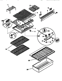 Shelves And Accessories parts for Kenmore Refrigerator 253.9366193 (2539366193, 253 9366193) from AppliancePartsPros.com