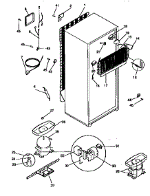 Unit Parts parts for Kenmore Refrigerator 253.9366290 (2539366290, 253 9366290) from AppliancePartsPros.com