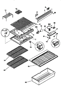 Shelves And Accessories parts for Kenmore Refrigerator 253.9366290 (2539366290, 253 9366290) from AppliancePartsPros.com