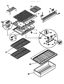 Shelves And Accessories parts for Kenmore Refrigerator 253.9366292 (2539366292, 253 9366292) from AppliancePartsPros.com