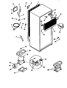 Unit Parts parts for Kenmore Refrigerator 253.9366402 (2539366402, 253 9366402) from AppliancePartsPros.com