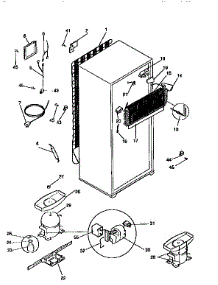 Unit Parts parts for Kenmore Refrigerator 253.9366440 (2539366440, 253 9366440) from AppliancePartsPros.com