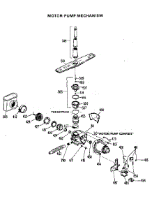 Pump And Motor parts for Kenmore Dishwasher 363.1441590 (3631441590, 363 1441590) from AppliancePartsPros.com