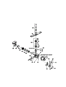 Motor Pump Mechanism(363.1444195) parts for Kenmore Dishwasher 363.1444195 (3631444195, 363 1444195) from AppliancePartsPros.com