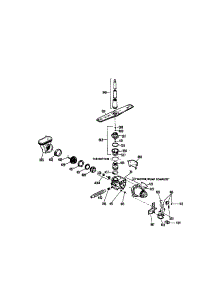 Motor Pump Mechanism(363.1444595) parts for Kenmore Dishwasher 363.1444595 (3631444595, 363 1444595) from AppliancePartsPros.com