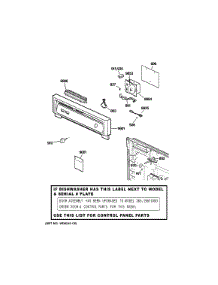 Escutcheon parts for Kenmore Dishwasher 363.15461792 (36315461792, 363 15461792) from AppliancePartsPros.com