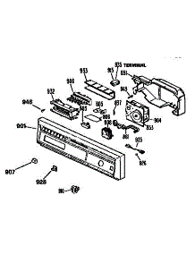 Escutcheon Assembly parts for Kenmore Dishwasher 363.1554193 (3631554193, 363 1554193) from AppliancePartsPros.com