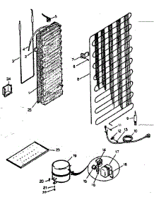 System And Automatic Defrost Parts parts for Kenmore Refrigerator 253.8489060 (2538489060, 253 8489060) from AppliancePartsPros.com
