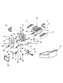 Ice Maker parts for Kenmore Refrigerator 253.856912EXO (253856912EXO, 253 856912EXO) from AppliancePartsPros.com