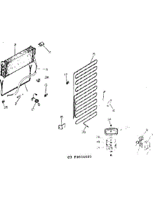 Unit Parts parts for Kenmore Refrigerator 253.8604500 (2538604500, 253 8604500) from AppliancePartsPros.com
