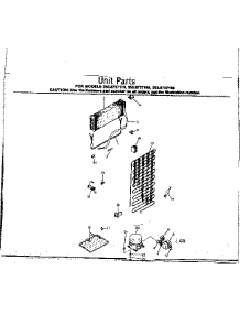 Unit Parts parts for Kenmore Refrigerator 253.8737160 (2538737160, 253 8737160) from AppliancePartsPros.com