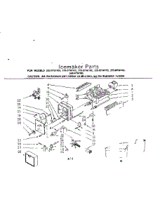 Icemaker Parts parts for Kenmore Refrigerator 253.8738192 (2538738192, 253 8738192) from AppliancePartsPros.com