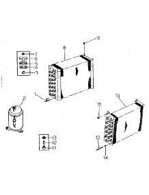 Unit Parts parts for Kenmore Air Conditioner 253.8740652 (2538740652, 253 8740652) from AppliancePartsPros.com