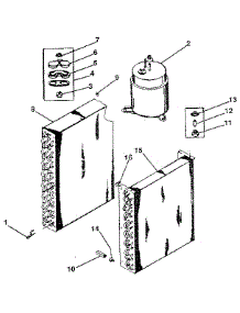Unit parts for Kenmore Air Conditioner 253.8740655 (2538740655, 253 8740655) from AppliancePartsPros.com