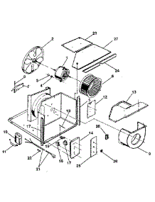Electrical System And Air Handling parts for Kenmore Air Conditioner 253.8740655 (2538740655, 253 8740655) from AppliancePartsPros.com