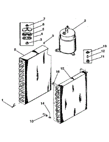 Unit parts for Kenmore Air Conditioner 253.8740656 (2538740656, 253 8740656) from AppliancePartsPros.com